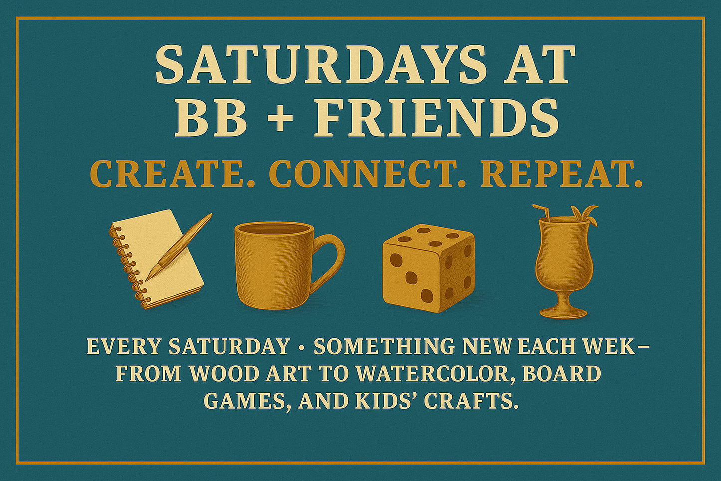 Saturdays at BB + FRIENDS: Wood Art Drop In