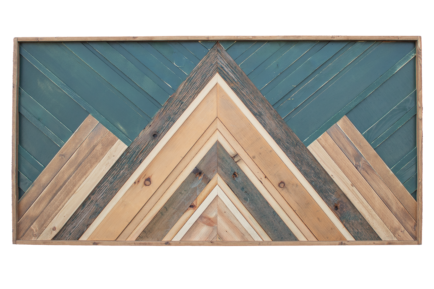 Classic Wood Mosaic Art: Basil 2x4