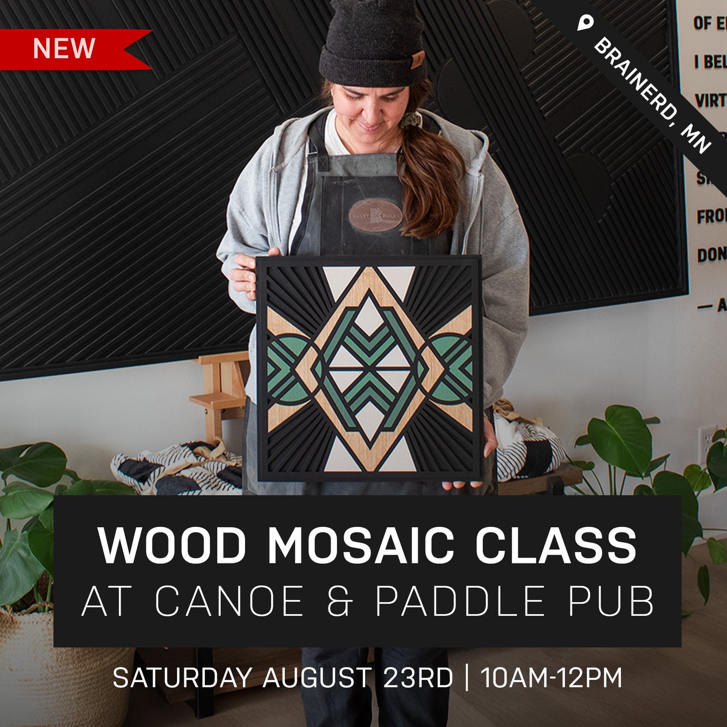 Valour Mosaic Class at Canoe & Paddle Pub | Aug 23rd @ 10am | Brainerd, MN