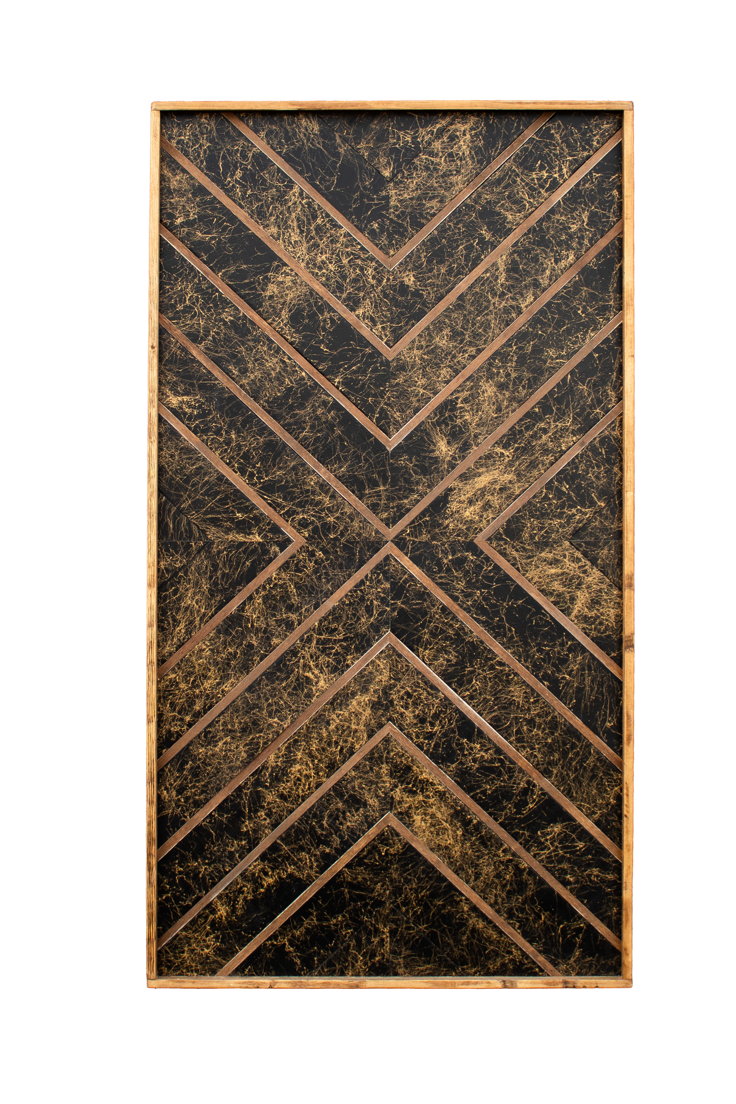 Classic Wood Mosaic Art: Flint 2x4