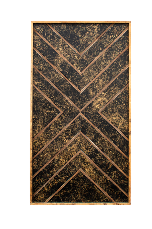 Classic Wood Mosaic Art: Flint 2x4