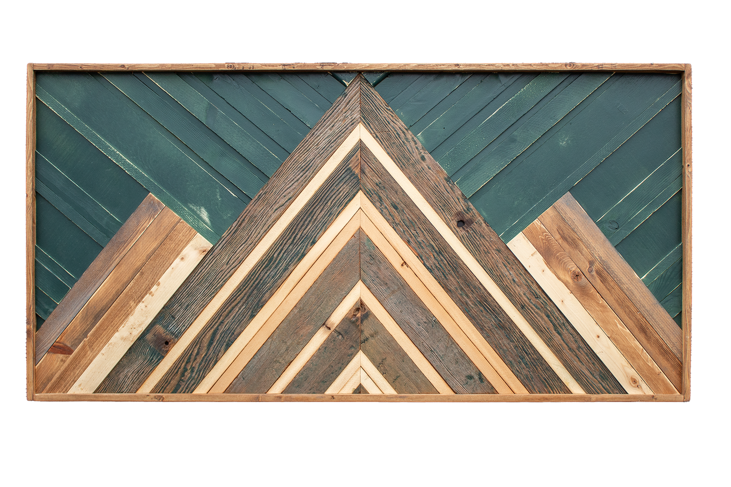 Classic Wood Mosaic Art: Cove 2x4