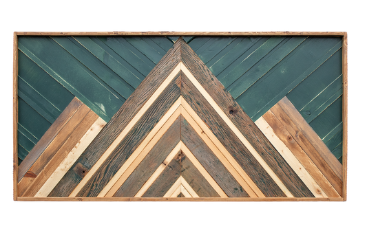 Classic Wood Mosaic Art: Cove 2x4