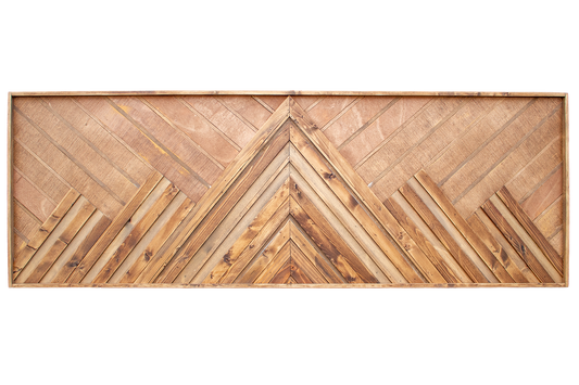 Classic Wood Mosaic Art: Fern 2x6