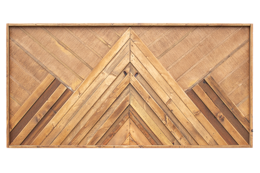 Classic Wood Mosaic Art: Sequoia 2x4