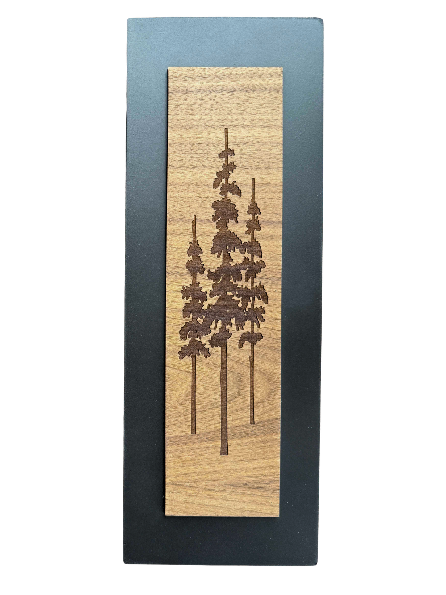 Freeform Wildflower and Evergreen Wood Art