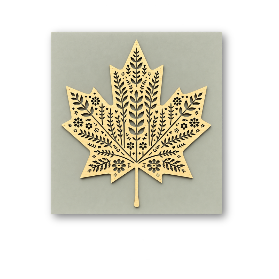 Harvest Leaf Hygge Nordic Art