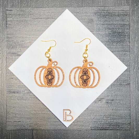 BB + Friends Pumpkin Silhouette Earrings
