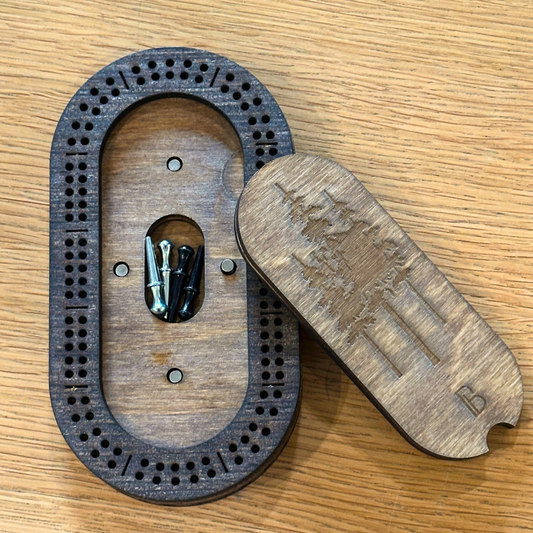 BB Travel Cribbage Board