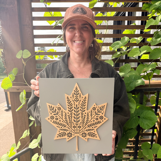 Harvest Leaf Hygge Nordic Art