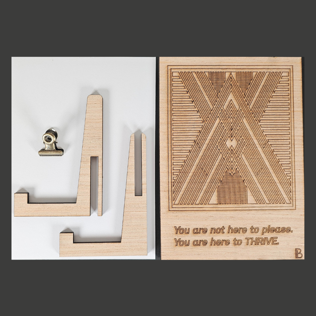 Etched and True Wooden Greeting Cards