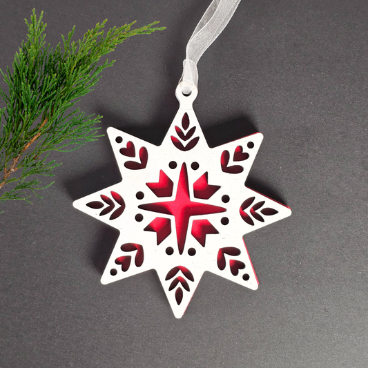 Scandinavian Inspired Wood Ornaments BB + Christmas