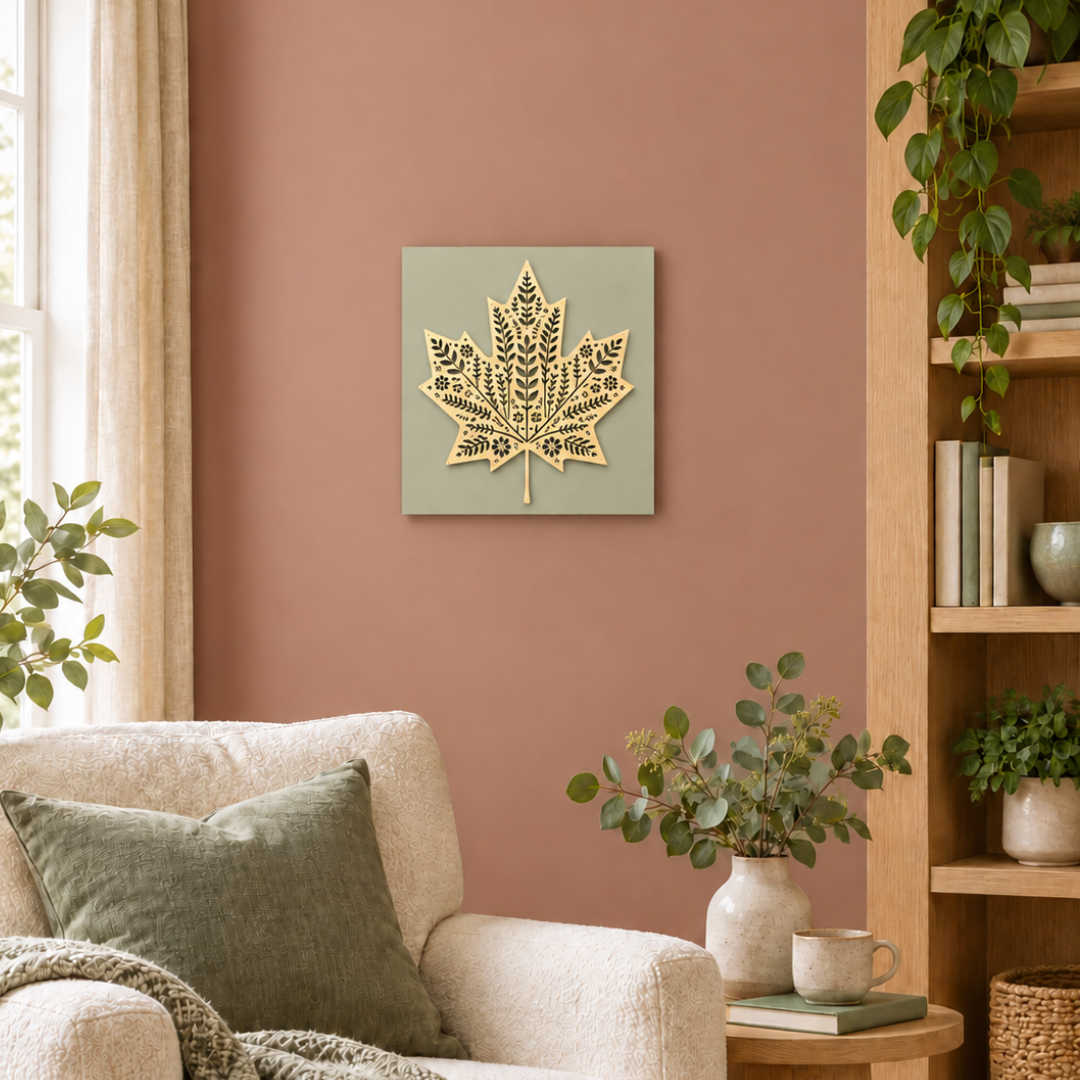 Harvest Leaf Hygge Nordic Art