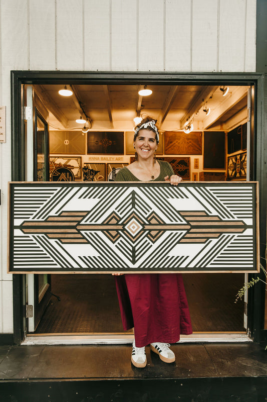 State Fair 2026 Favorite: Sparrow, Heirloom White Back, Onyx Black Mosaic, Early American Stain Inserts