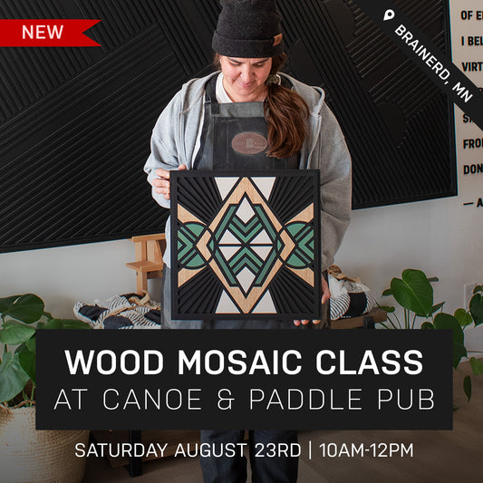 Valour Mosaic Class at Canoe & Paddle Pub | Aug 23rd @ 10am | Brainerd, MN