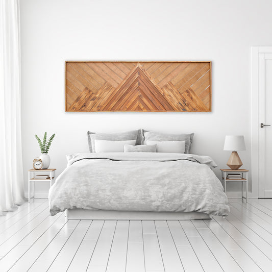 Classic Wood Mosaic Art: Sable 2x6