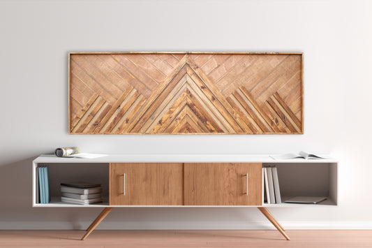 Classic Wood Mosaic Art: Fern 2x6