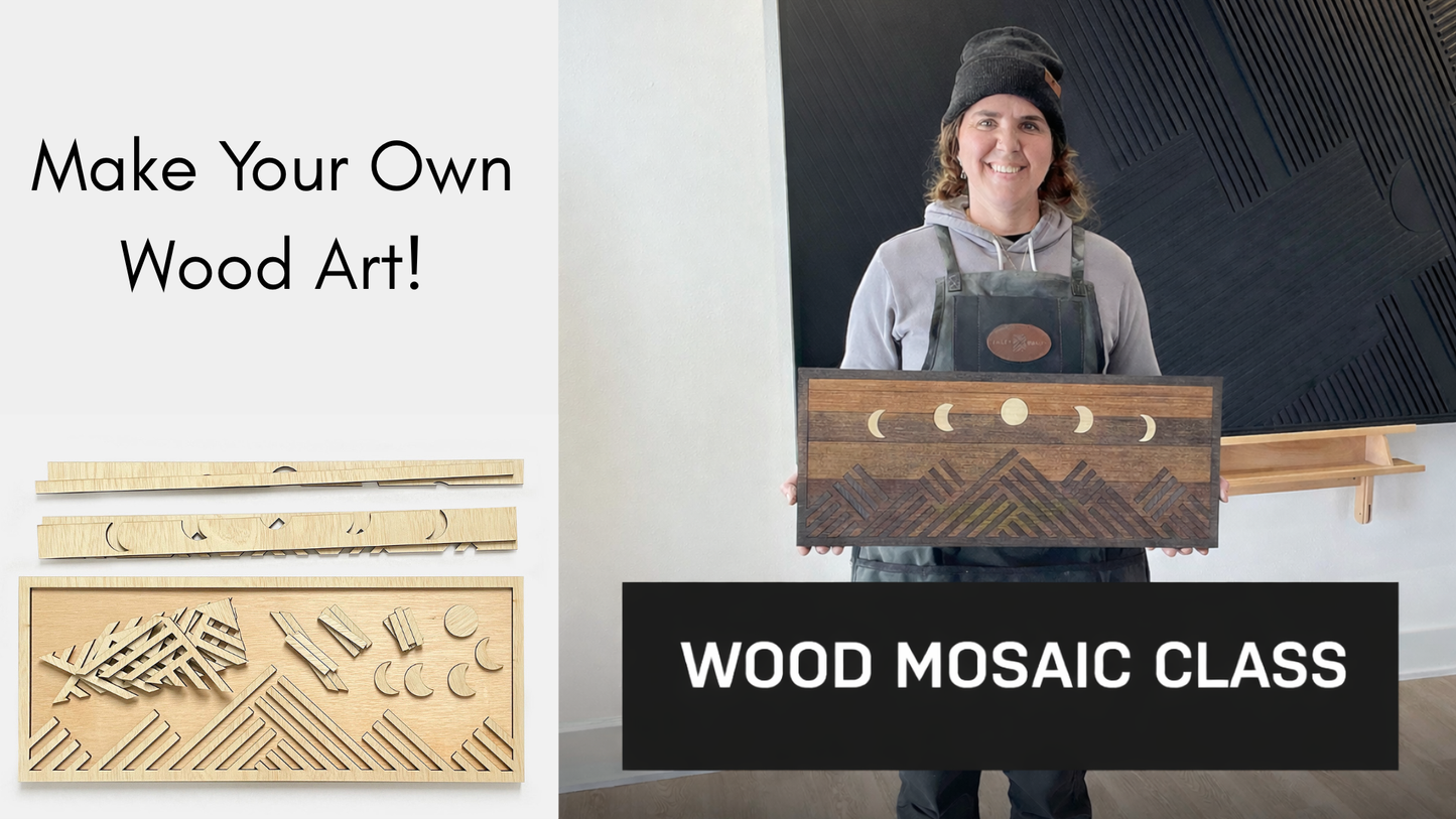 Jericho Wood Art Mosaic Class @ Island Lake Inn January 27th