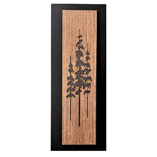 Freeform Evergreen Wood Art