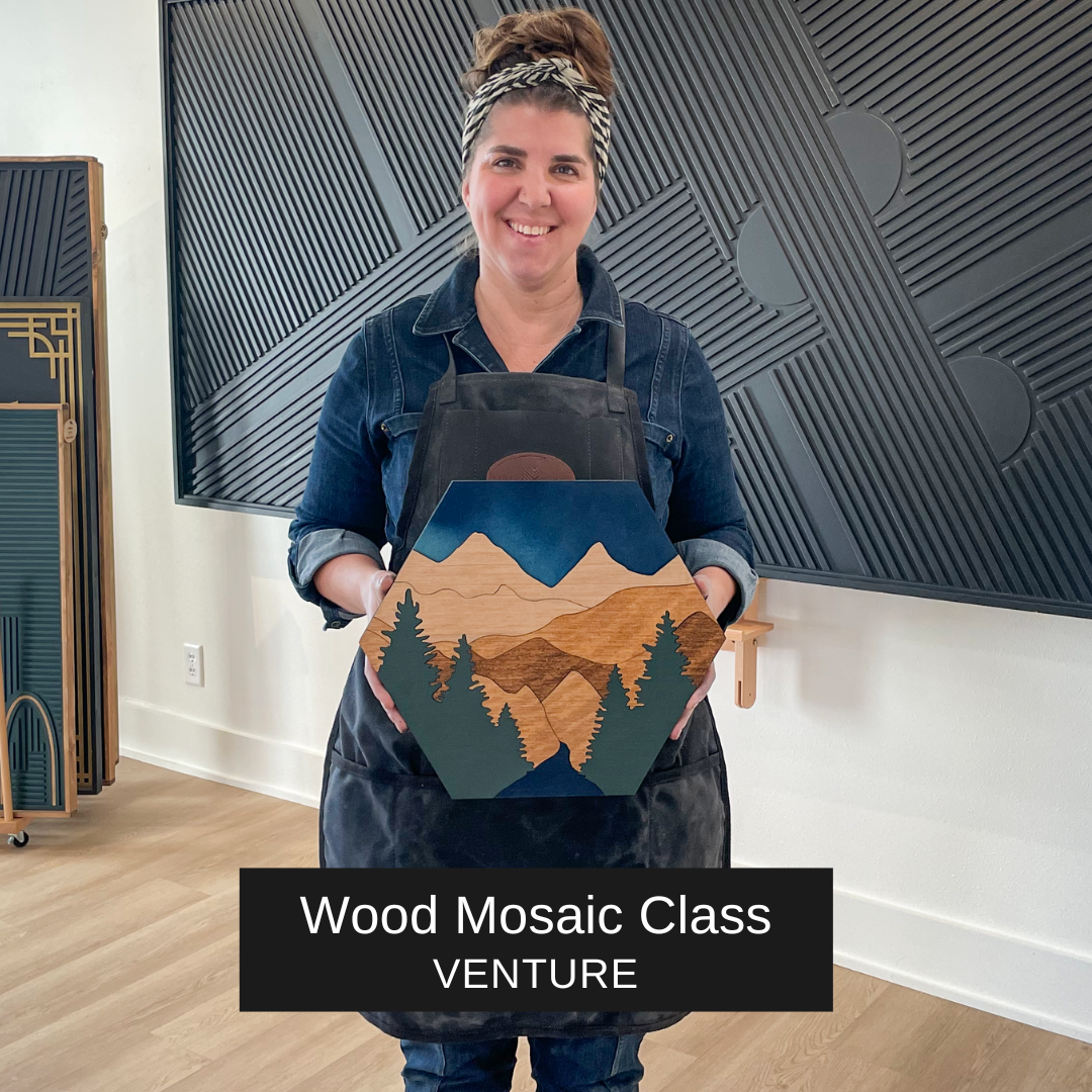 Venture Wood Art Mosaic Class @ Island Lake Inn February 24th