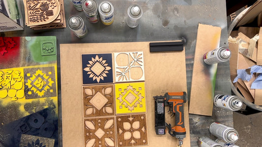 Wood Mosaic Subscription Box- DIY monthly kit